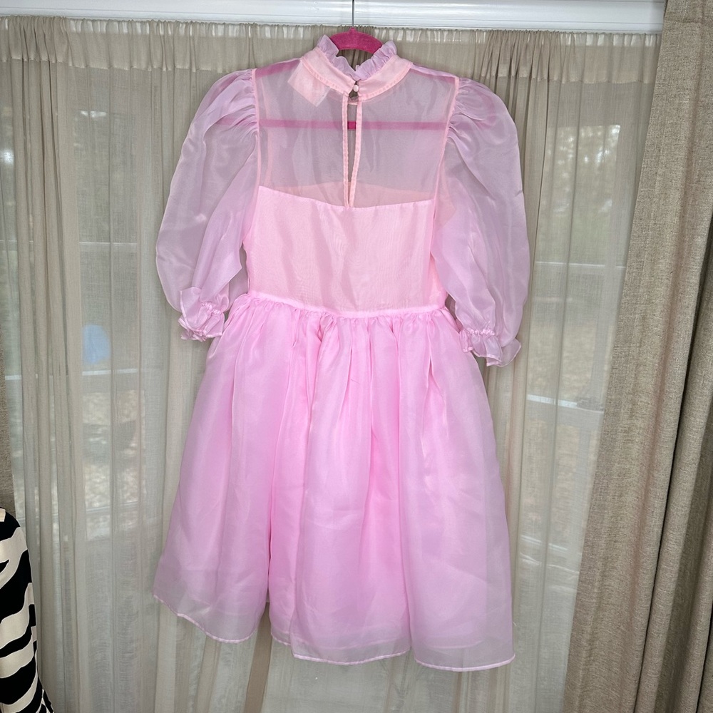 Selkie royal poof dress in pink - Picture 3 of 4